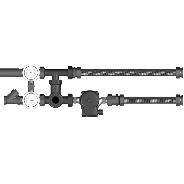 Насосная группа Meibes Vent 1 1/4" Grundfos MAGNA 32-810 смеситель Siemens kvs10